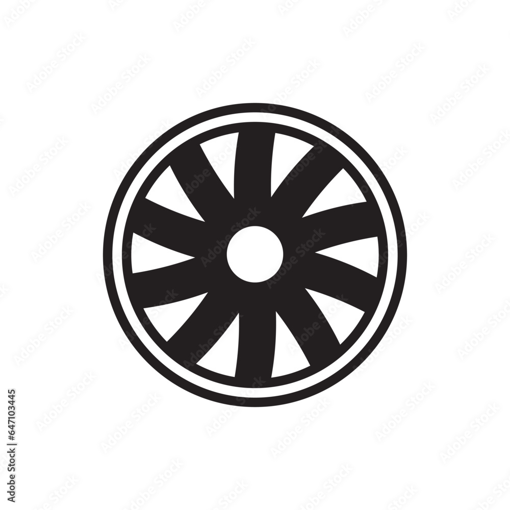 rim icon vector rim icon vector