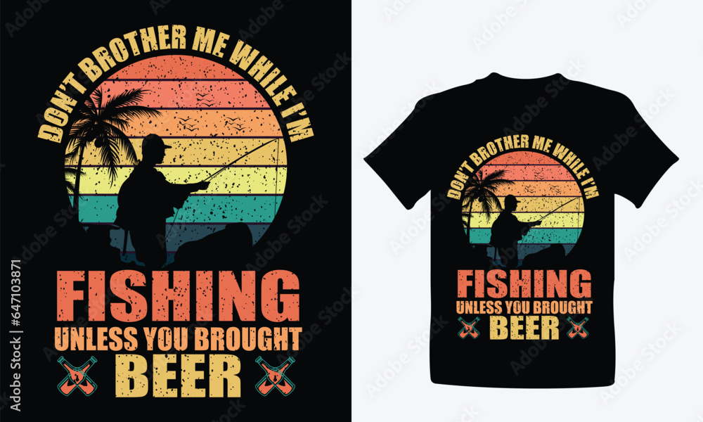 A day without fishing t-shirt design-fishing t-shirt design-fishing design vector