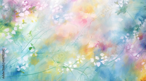PPT abstract background  Artistic and Creative  Watercolor and Brush Strokes texture  Dreamy and Whimsical  simple background and design. generative AI