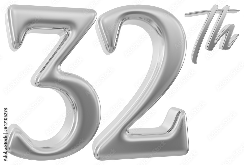 32 nd anniversary - silver number anniversary 32 nd anniversary - silver number anniversary