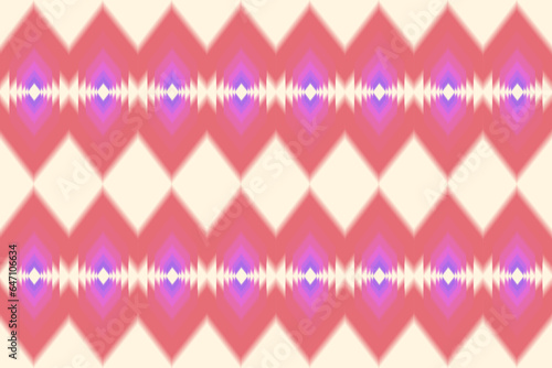 Ethnic abstract ikat art. Seamless pattern in tribal, folk embroidery, and Mexican style. 
Aztec brown geometric art ornament print.Design for carpet,clothing, wrapping,fabric,textile,Ikat
