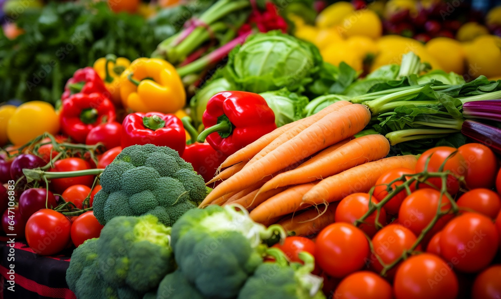 vegetables on the market