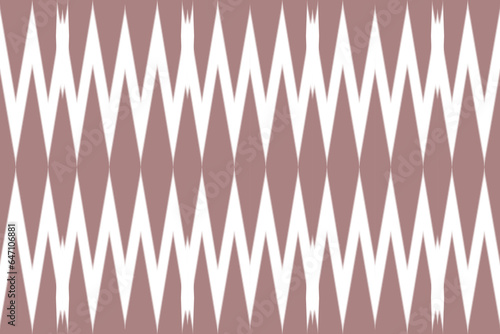 Ethnic abstract ikat art. Seamless pattern in tribal, folk embroidery, and Mexican style. 
Aztec brown geometric art ornament print.Design for carpet,clothing, wrapping,fabric,textile,Ikat
