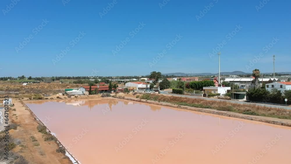 Aerial Landscape Of Rock Salt Farm In Algarve Portugal Aerial Landscape Of Rock Salt Farm In Algarve Portugal