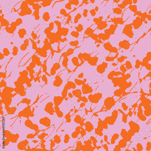 Artistic tropical hand drawing two colors floral seamless digital print pattern design Victorian Baroque Flowers and Leaves Vector  Isolated Background in Hawaiian style with big flowers