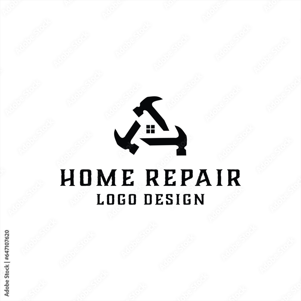 logo design for construction services, home repairs and new home construction logo design for construction services, home repairs and new home construction