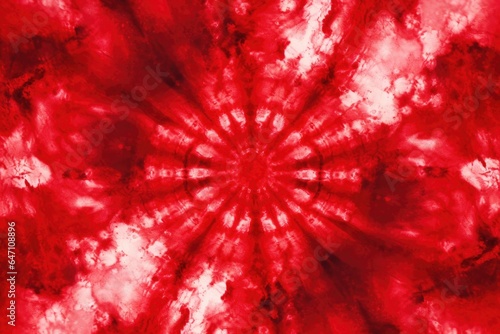 Abstract tie dye red background