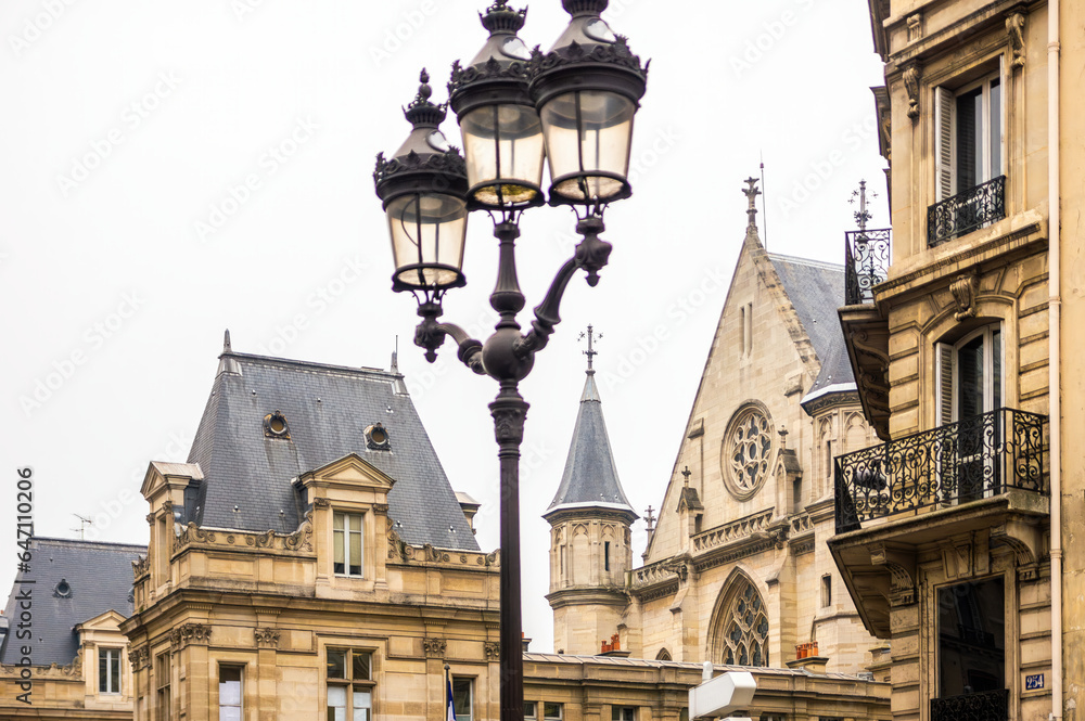 17th century buildings in Paris, France