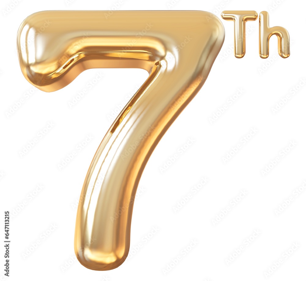 7 th anniversary - gold number anniversary 7 th anniversary - gold number anniversary