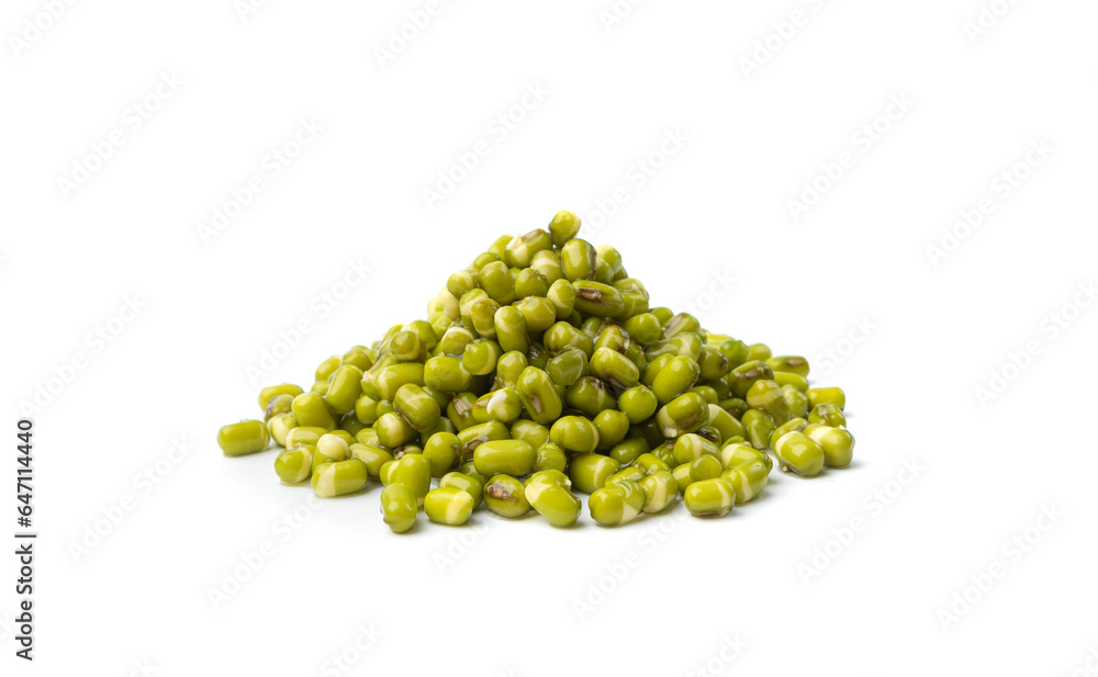 Soaked Mung Beans, Wet Vigna Radiata Seeds Pile, Macro Photo of Green Gram in Water Soaked Mung Beans, Wet Vigna Radiata Seeds Pile, Macro Photo of Green Gram in Water