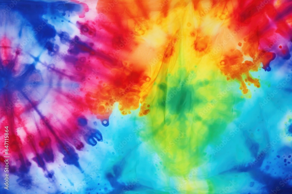 Obraz na płótnie Abstract tie dye colorful background w salonie
