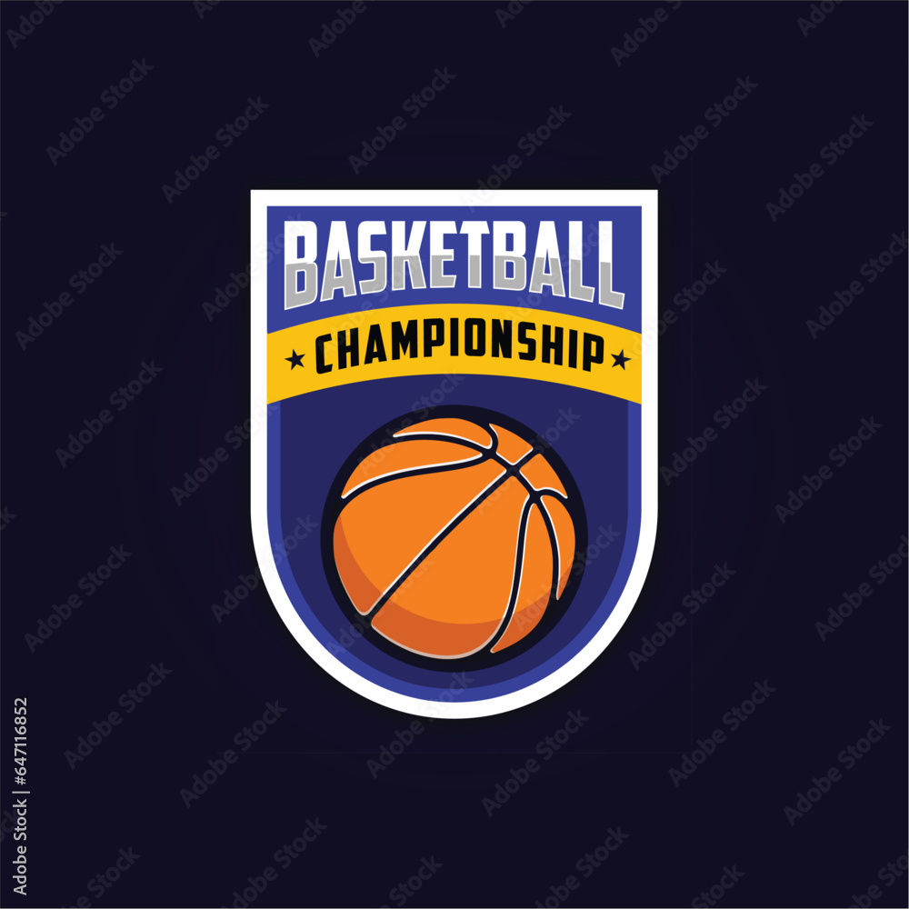 Basketball logo template