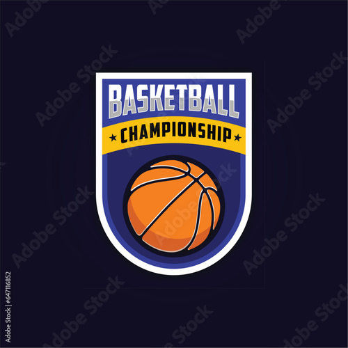 Basketball logo template