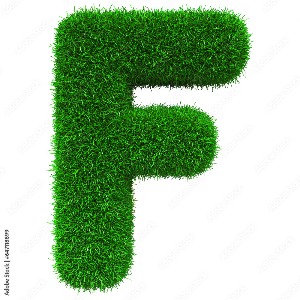 Grass Letter F - green alphabet font grass Grass Letter F - green alphabet font grass