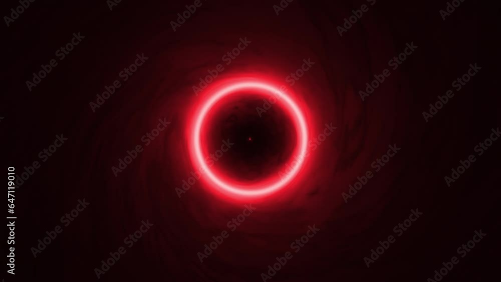 Close Up Red Abstract Black Hole Forming Swirling Vortex Animation Close Up Red Abstract Black Hole Forming Swirling Vortex Animation