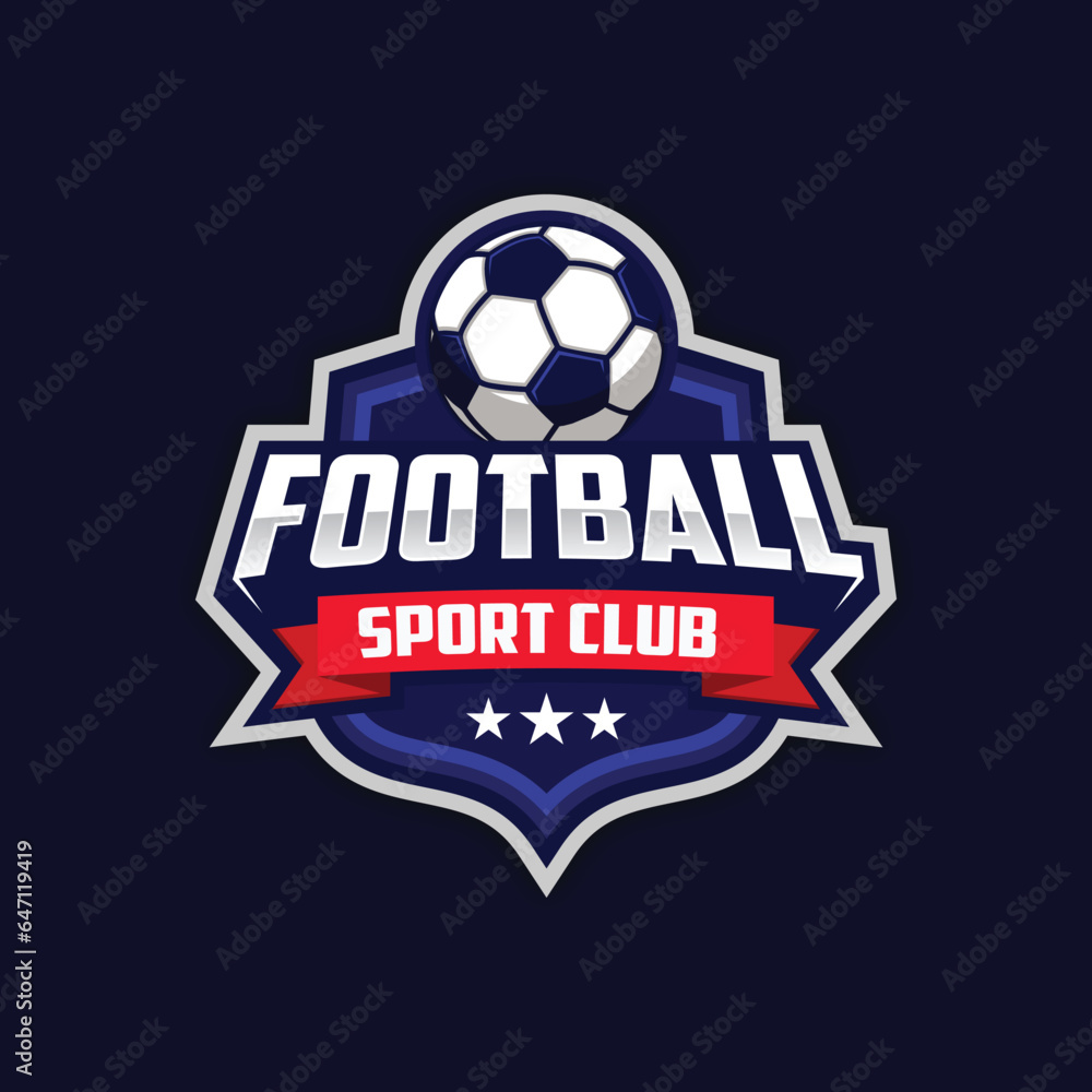 Football logo template Football logo template