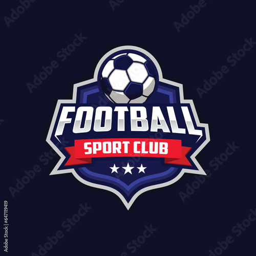 Football logo template