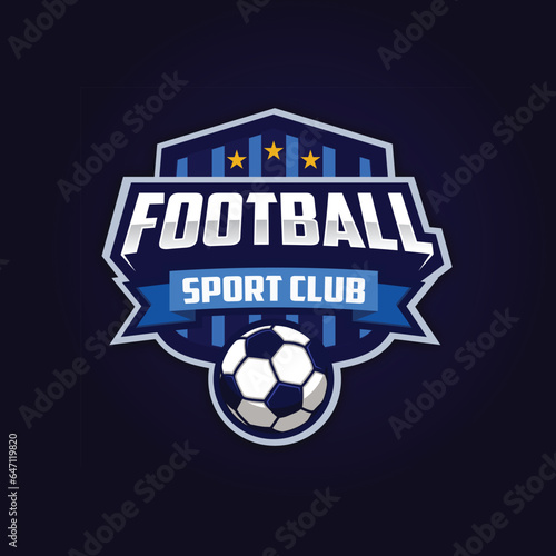 Football logo template