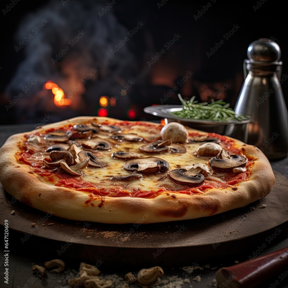 Delicious Pizza - professional food photography (AI)