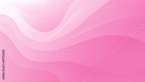 Wave Gradient Pink Subtle Background. Abstract Pink Gradient Wallpaper