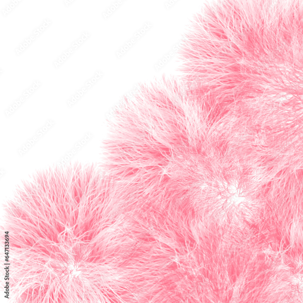 Abstract pink fur background. Fur texture. Design for decorating,background, wallpaper, illustration