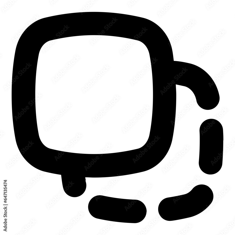 Paste line style icon vector design and illustration template