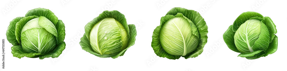 Cabbage clipart collection, vector, icons isolated on transparent background Cabbage clipart collection, vector, icons isolated on transparent background