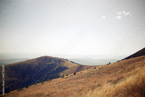 Mountain landscape in Spanish Pyrenees. photo