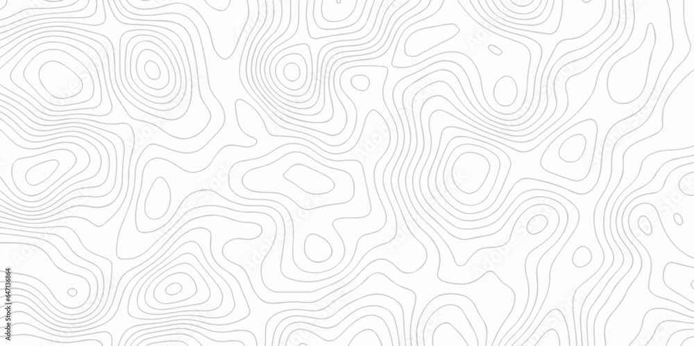 Abstract lines background. Contour maps. Vector illustration, Topo contour map on white background, Topographic contour lines. Background lines Topographic map. Geographic mountain relief.