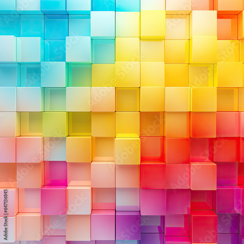 abstract background with squares