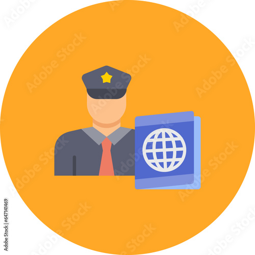 Passport control Icon