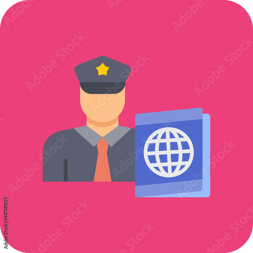 Passport control Icon