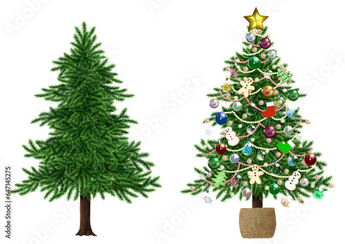 クリスマスツリー デコレーション  もみの木