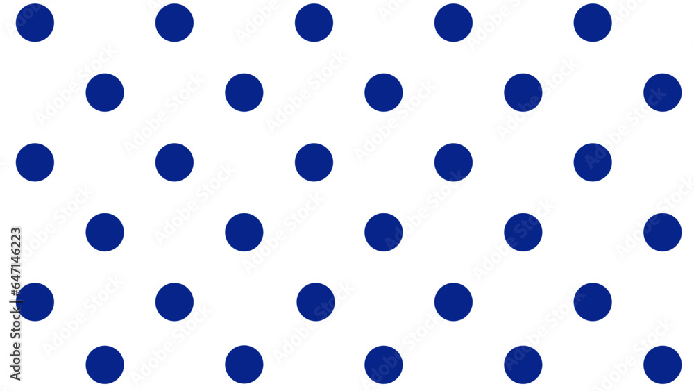 Seamless pattern with blue polka dot Seamless pattern with blue polka dot