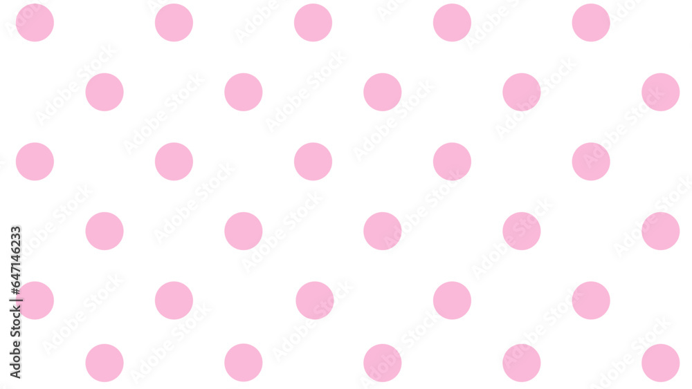 Seamless pattern with pink polka dot Seamless pattern with pink polka dot