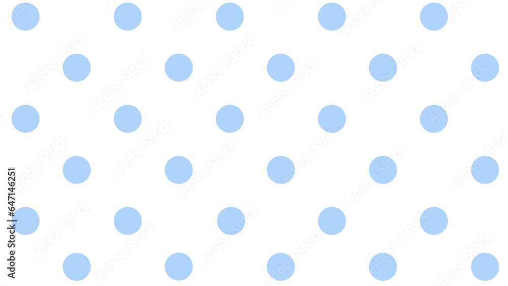 Seamless pattern with blue polka dot 