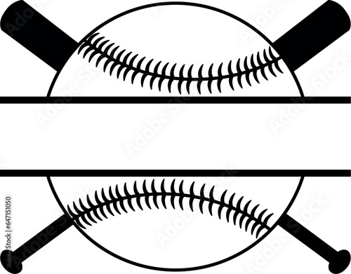 Baseball Bat Ball Game SVG Cut File for Cricut and Silhouette, EPS Vector, PNG , JPEG , Zip Folder