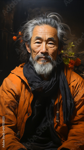 Asian Man Portrait © EwaStudio