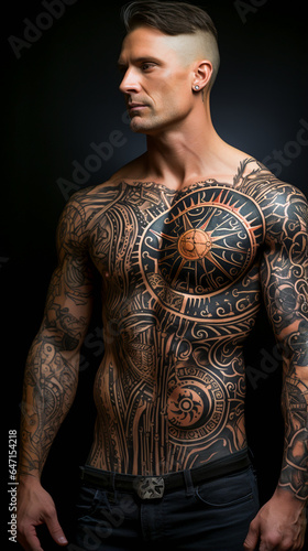 Detailed Arm Tattoo Artwork