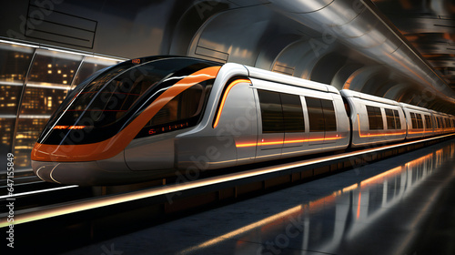 Futuristic Metro Train Concept