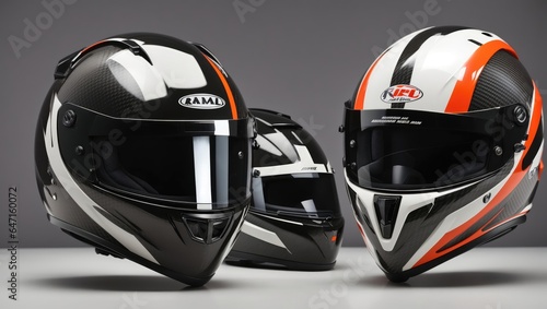 "Racing Velocity: Cutting-Edge Carbon Helmets Embracing Motorsport Innovation" © Famahobi