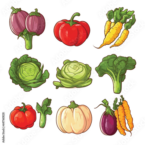 Set of Vegetable