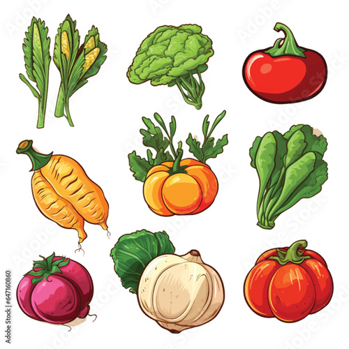 Set of Vegetable