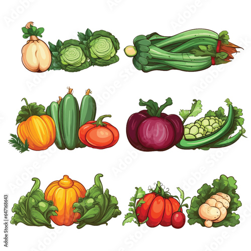 Set of Vegetable