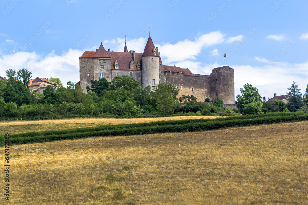 Chateauneuf-en-Auxois, château médiéval 