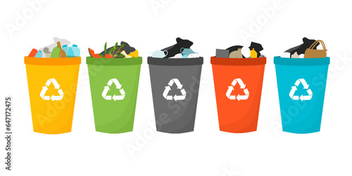Colorful Rubbish Bin for Enviromental Health