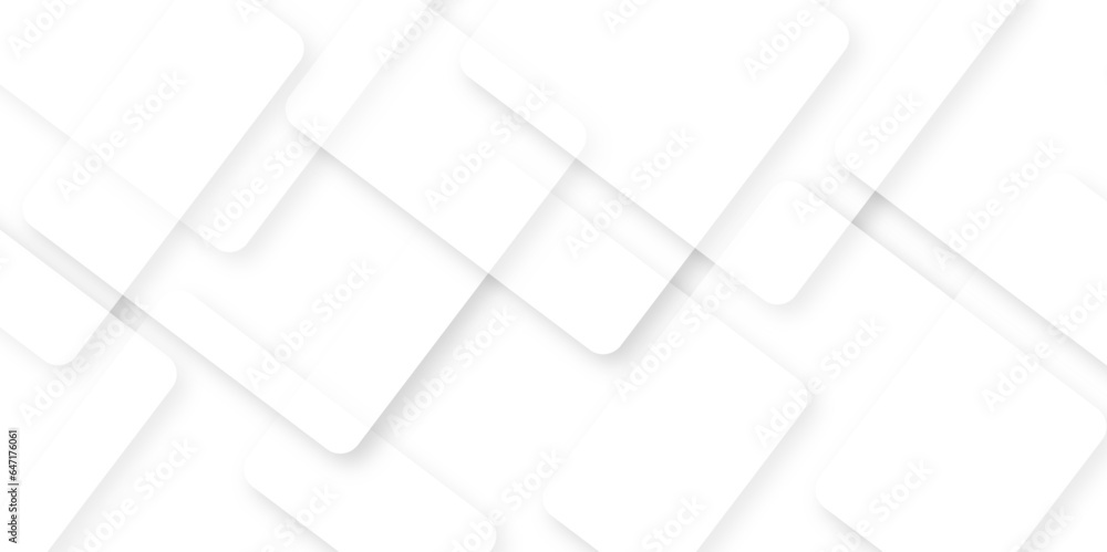 Fototapeta premium Modern white paper texture seamless abstract technology line triangle background with lines. white abstract modern geomatics background design. have gradiant space for text creative.