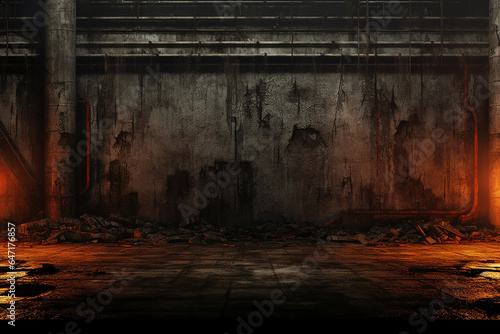 Grungy and distressed textures that capture a dystopian or post-apocalyptic vibe. background 