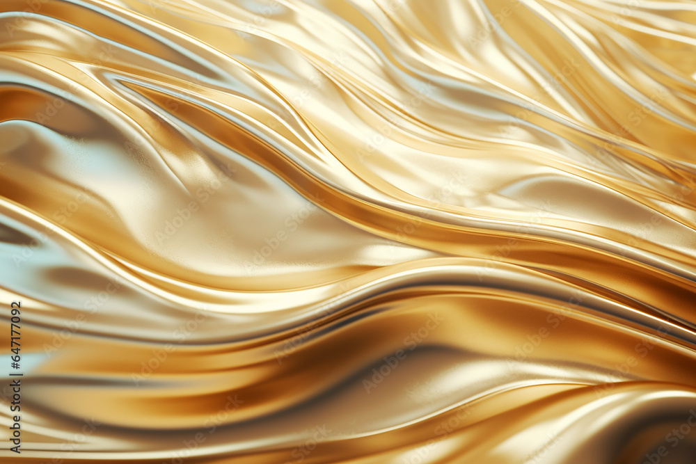 Obraz premium Metallic textures with a liquid-like quality, creating a sense of motion and elegance. background