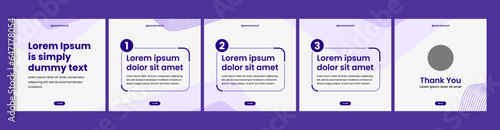 editable carousel template for social media posts